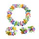 thumbnail image 2 of Conjunto de leis hawaianos, guirnalda, collar, diadema, pulseras, flores artificiales portátiles Multi, 2 of 9