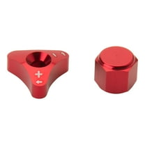 Tusk Billet WP Fork Adjuster Knobs Red For KTM 250 SX (Fuel Injected) 2023-2026