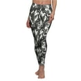 thumbnail image 6 of Black/Grey/White Camo Women's Casual Leggings - Camo Color Code 0055, 6 of 7