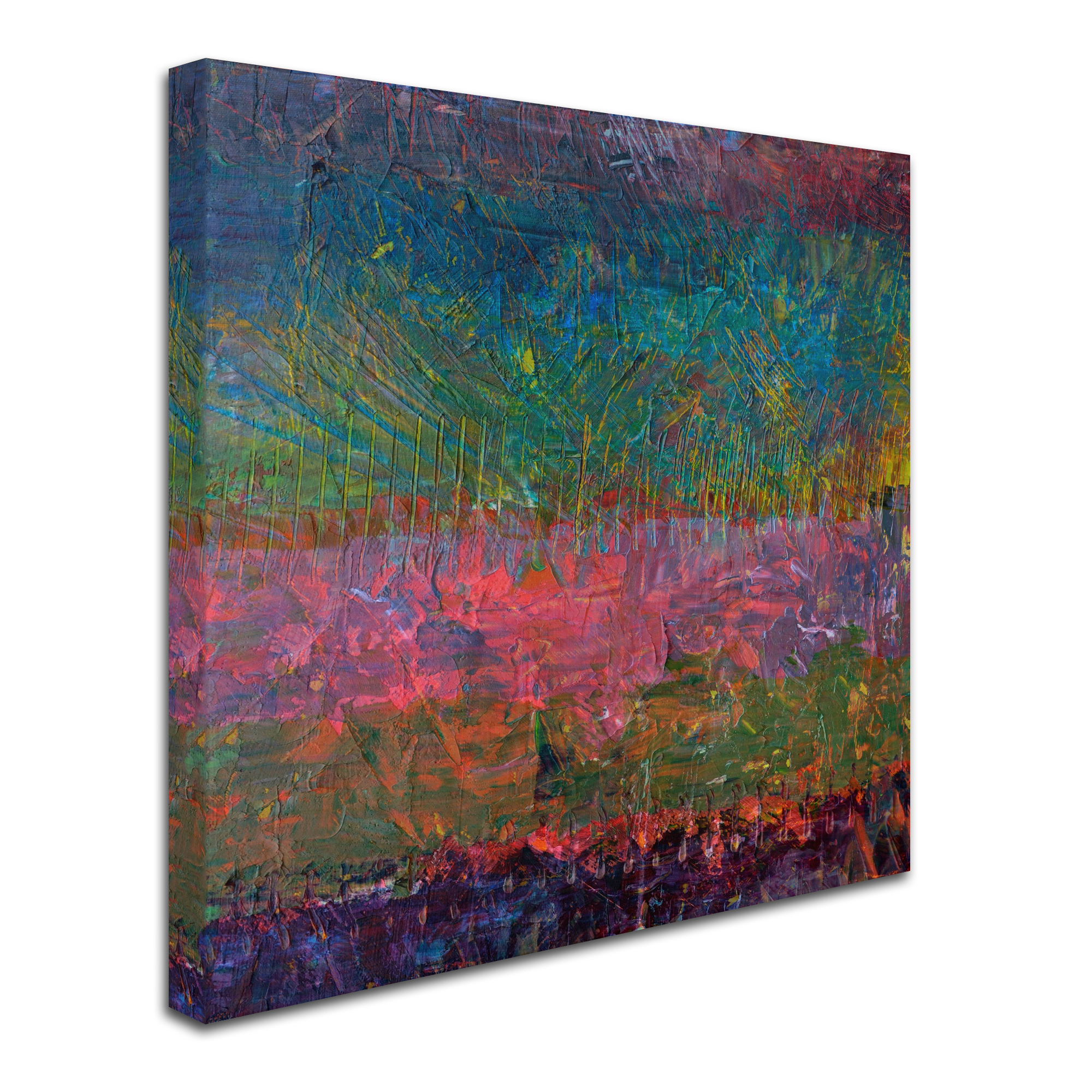 Trademark Fine Art "Wildflowers" Canvas Art by Michelle Calkins