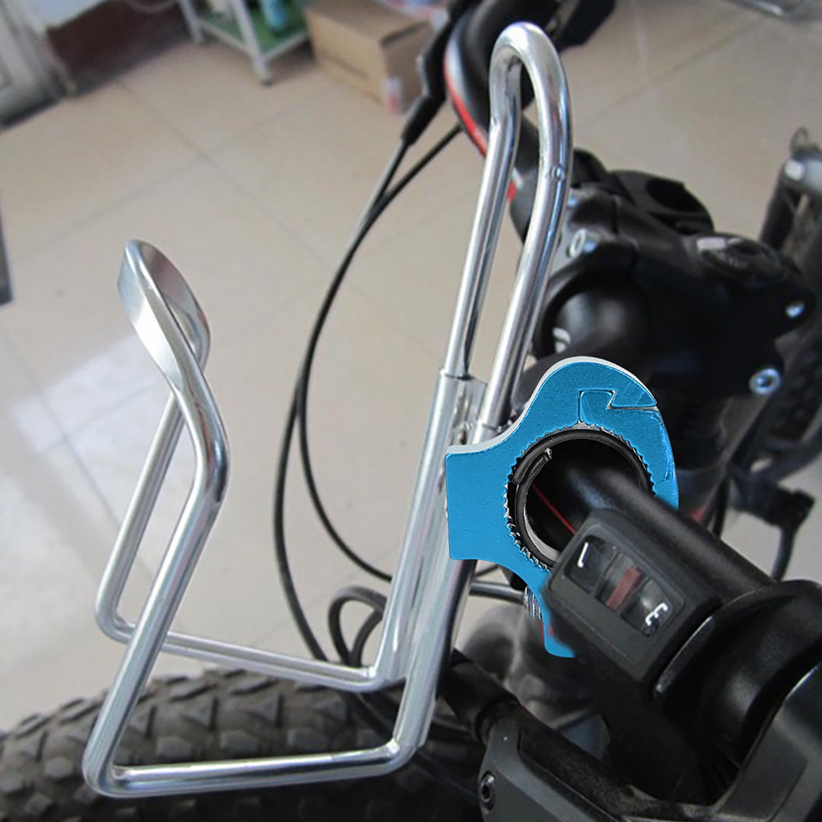 2 Pièces Porte-Bouteille Vélo Avec Rotation 360° - Porte-Gobelet Universel Pour Cadre, Guidon, VTT, Moto, Poussette Et Fauteuil Roulant