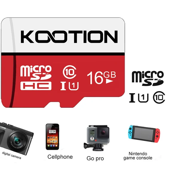16Gb Micro Sd Tf Card Sdhc Class 10 Flash Memory Card For Cameras Phone