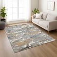 thumbnail image 6 of Addison Rugs Chantille Indoor/Outdoor Transitional Abstract Gray Machine Washable Rectangle Rug, 3' x 5', 6 of 8