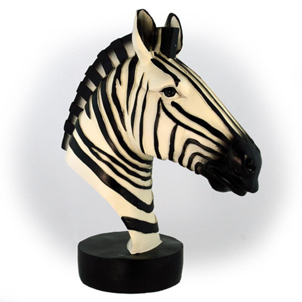 zebra statue decor