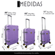 thumbnail image 2 of Set 3 Maletas De Viaje Jony Rigidas 25 Kg 15 Kg 10 Kg Candado Numerico Ruedas 360, 2 of 5