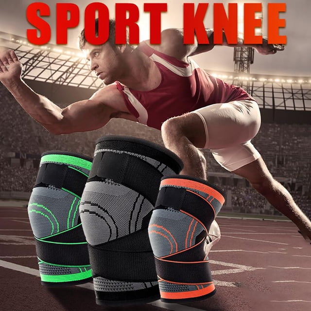 Fiudx Rodillera Deportiva, Soporte de Compresión Transpirable, Doble Presión Suave, Diseño Altamente Elástico, Tejido de Malla Ligero, para Correr, Baloncesto y Voleibol, Talla para Adultos, Paquete