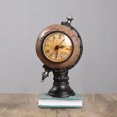 thumbnail image 3 of European And Style Spherical For Home Living Room Study Desktop Home Clock (brown) Ornament Pack Small Ornament Set Christmas Decorations Bundle Christmas Ornament Pretty Ornament Set with Topper Bulk, 3 of 7