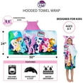thumbnail image 5 of My Little Pony Bath/Pool/Beach Soft Cotton Terry Hooded Towel Wrap, 24 in x 50 in, 5 of 6