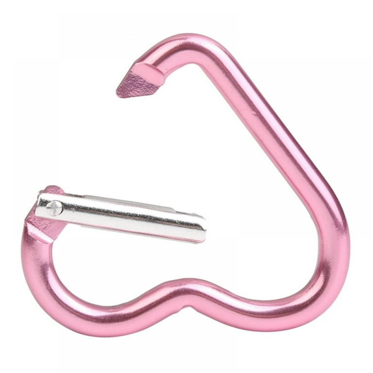 OZXNO 6 Pcs Heart Shaped Snap Hook Aluminum Heart Key Ring Keychain Clip  for Backpack Key Purse Straps - Yahoo Shopping