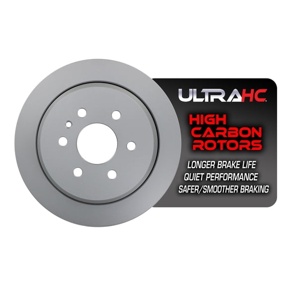 UltraHC Coated High Carbon Brake Rotor, Rear UR004287, Chevrolet Colorado 2020-2015