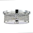 thumbnail image 4 of Pieni 12 in. 2-Light Indoor Polished Chrome Finish Semi-Flush Mount Ceiling Light with Light Kit, 4 of 5