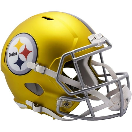 Riddell Pittsburgh Steelers Blaze Revolution Speed Full-Size Replica Football Helmet - Fanatics Authentic Certified