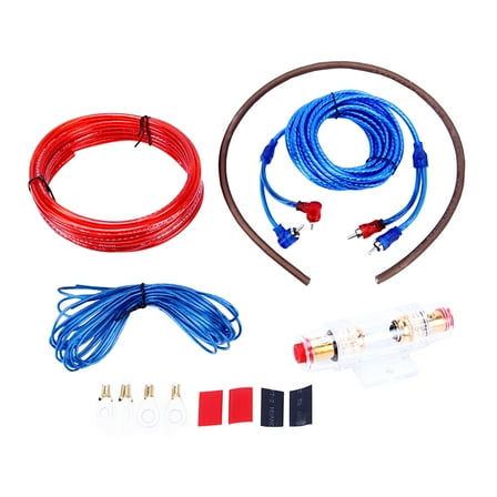 JIAHAOO All-In-One Amplifier Install Kit for Car Audio Systems, Designed for Super High Performance