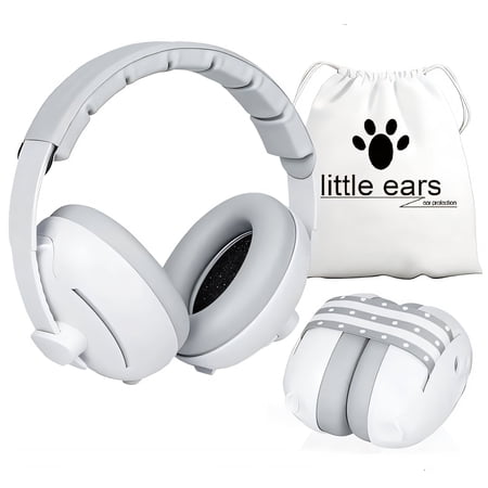 XIRQI 2026 New Ear Protection,Dual-Purpose Ear Muffs for Noise Reduction and Sleep,Effective Noise Isolation Walkers Ear Protection,White
