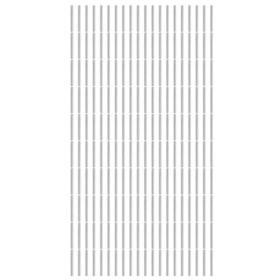 200Pack 1.5 x 18 mm Dowel Pins, 304 Stainless Steel Shelf Support Peg Pin, Silver