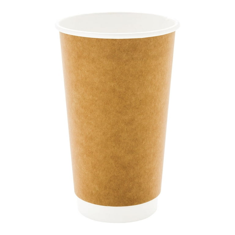 16 oz Forest Green Paper Coffee Cup - Ripple Wall - 3 1/2 inch x 3 1/2 inch x 5 1/2 inch - 500 Count Box
