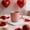 White, variant on Uuiauoio Valentine's Day Heart Placemats Set of 1Shaped Place Mats Waterproof Washable Table Kitchen Mats for Kitchen Dining Decor