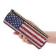 thumbnail image 5 of Disketp America Flag Glitter Estuche Organizador de Lápices de Cuero, Estuche de Oficina con Cremallera para Bolígrafo y Lápiz, 5 of 6