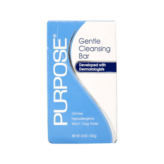 Purpose Gentle Cleansing Bar Soap, Oil Free And Hypoallergenic - 3.6 Oz