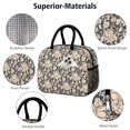 thumbnail image 4 of Womens Pioneer Flower Floral Print Pattern Lunch Box for Work,Insulated Lunch Bag for Women,Loncheras Para Mujer,Leakproof Adult Lunch Bag for Work,Beach,Travel,Picnic,Camping, 4 of 7