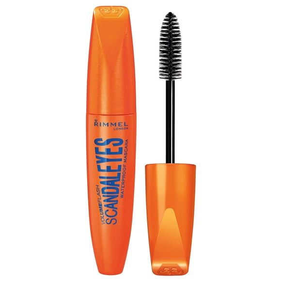 Rimmel Scandaleyes - Máscara impermeable negra, 0.41 onzas líquidas (paquete de 1) impermeable negro