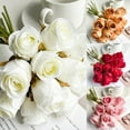 thumbnail image 5 of Silk Artificial Roses For Wedding Home Decor Valentine'S Day Set Of 12, 5 of 9