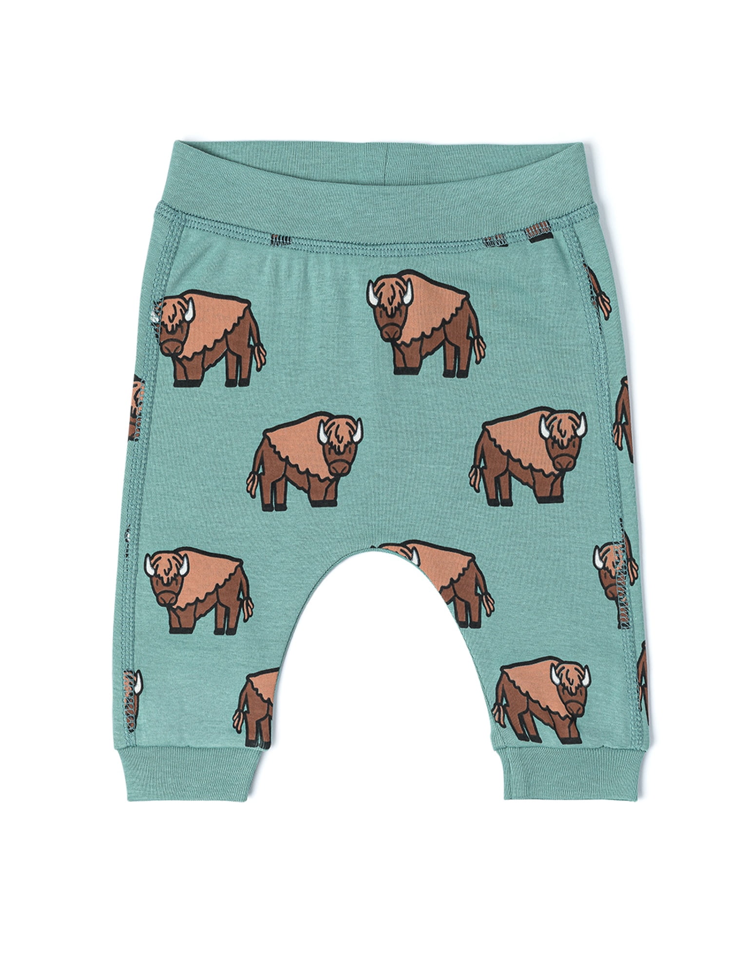 Monica + Andy Organic Cotton Gender Neutral First Moves Bodysuit + Groove Pant Set, Sizes Newborn -24 Months