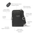 thumbnail image 3 of Bolso cruzado antirobo Baggallini Securtex negro con estampado de guepardo, 3 of 6