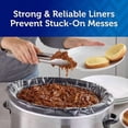 thumbnail image 4 of 6ct Standard Size Slow Cooker Liners, 11.375 Sq Ft, Heat Resistant Non-stick Bags, Convenient Kitchen Accessories for Easy Cooking and Cleanup, 4 of 6