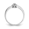 thumbnail image 2 of 14k White Gold Polished AA Diamond Ring Y1658AA, 2 of 3