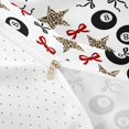 thumbnail image 4 of Castle Fairy Kawaii Bow Billiard Sport Twin Duvet Cover, Stars Leopard Print Twin Bedding, Black Red Brown,2pcs,1 Duvet Cover and 1 Pillowcase, 4 of 6