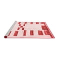 thumbnail image 2 of Ahgly Company Machine Washable Indoor Round Oriental Red Modern Area Rugs, 7' Round, 2 of 4