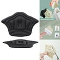 thumbnail image 7 of 2x Heel Cushion Pads Adjustable Soft Heel Guards Liners Heel Protectors Heel for Loose Shoes Heel Slipping Rubbing Blisters Black 5mm, 7 of 7