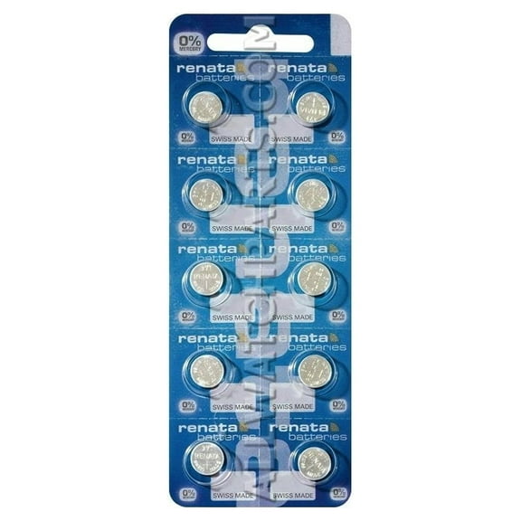 10 x Renata Swiss 379 Watch Batteries, 0% MERCURY equivilate SR521SW