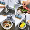 thumbnail image 6 of Clearance! Kbndieu Kitchen Sink Strainer Basket, Hanging Stainless Steel Sink Drain Strainer Basket, Multifunction Sink Strainer Colander for Filter Kitchen Waste and Wash Vegetables Fruits (Middle), 6 of 9