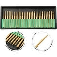 thumbnail image 4 of 30Pcs Diamond Burrs Set Titanium-Coated Rotary File Burs Accessories 3mm Shank, 4 of 12