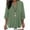 Green, variant on 2026 Spring Tops for Women V Neck Long Sleeve Shirts with Button Side Slit Lightweight Loose Fit Pullover Top Going Out Tops Business Casual Outfits Summer Traval Vacation Clothing