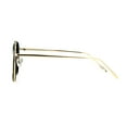 thumbnail image 4 of Polarized Round Womens Mod Elegant Double Rim Retro Sunglasses Black Gold Black, 4 of 4