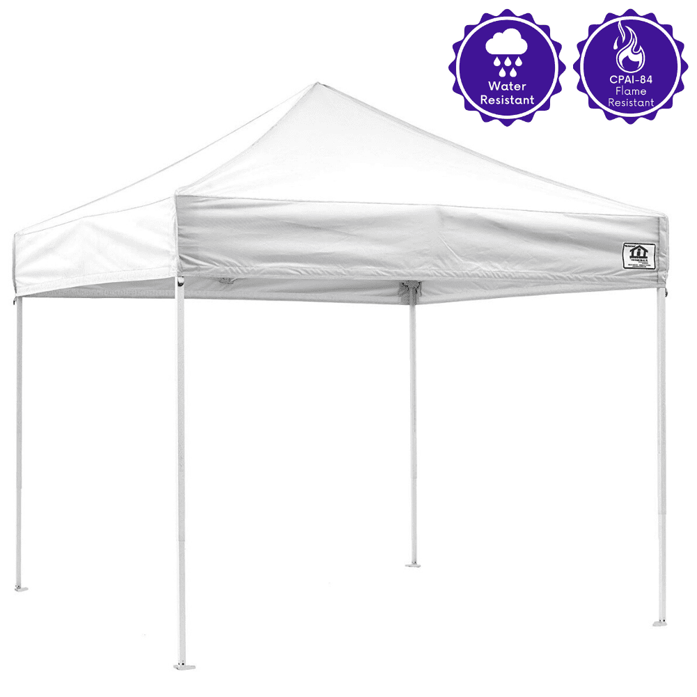 Impact Canopy 10' x 10' White Event and Pop-up Outdoor Canopy with