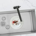 thumbnail image 6 of Stylish Latina One-Handle Matte Black Pull Down Kitchen Faucet Ht 13" K-146N, 6 of 14