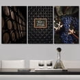 thumbnail image 3 of wall26 Canvas Print Wall Art Set Wine Oak Barrel Purple Country Grape Collage Drinks &amp; Cocktails Food Photography Scenic Realism Decorative Vintage for Living Room, Bedroom, Office - 16"x24&, 3 of 5