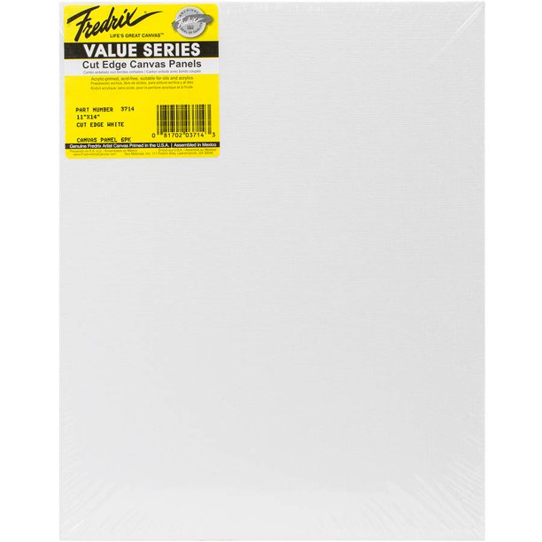 Tara Fredrix Cut Edge Canvas Panel, 6pk, 11" x 14"