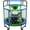 Green, variant on LHX 60" Trampoline for Kids Indoor Outdoor Toddler Trampolines with Enclosure Net, Basketball Hoop, Swing, Adjustable Gymnastics Bar, 5FT 550lbs Capacity Small Round Trampoline Gift for Boys, Girls