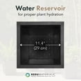 thumbnail image 6 of Tierra Verde Citadel Horizon Self Watering Square Planter, 13.5"W x 26"H, 6 of 12
