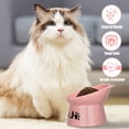thumbnail image 4 of Pet Artist Personalized Cat Bowl Food Water Cat Feeding Bowls 15° Tilted Raised Pet Feeder Dish, 4 of 10