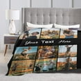 thumbnail image 4 of Custom Blanket with Picture Text Customized Blankets with Photos Customizable Personalized Blankets and Throws for Adult Kid Birthday Christmas Valentines Day Memorial Gift,, 4 of 6