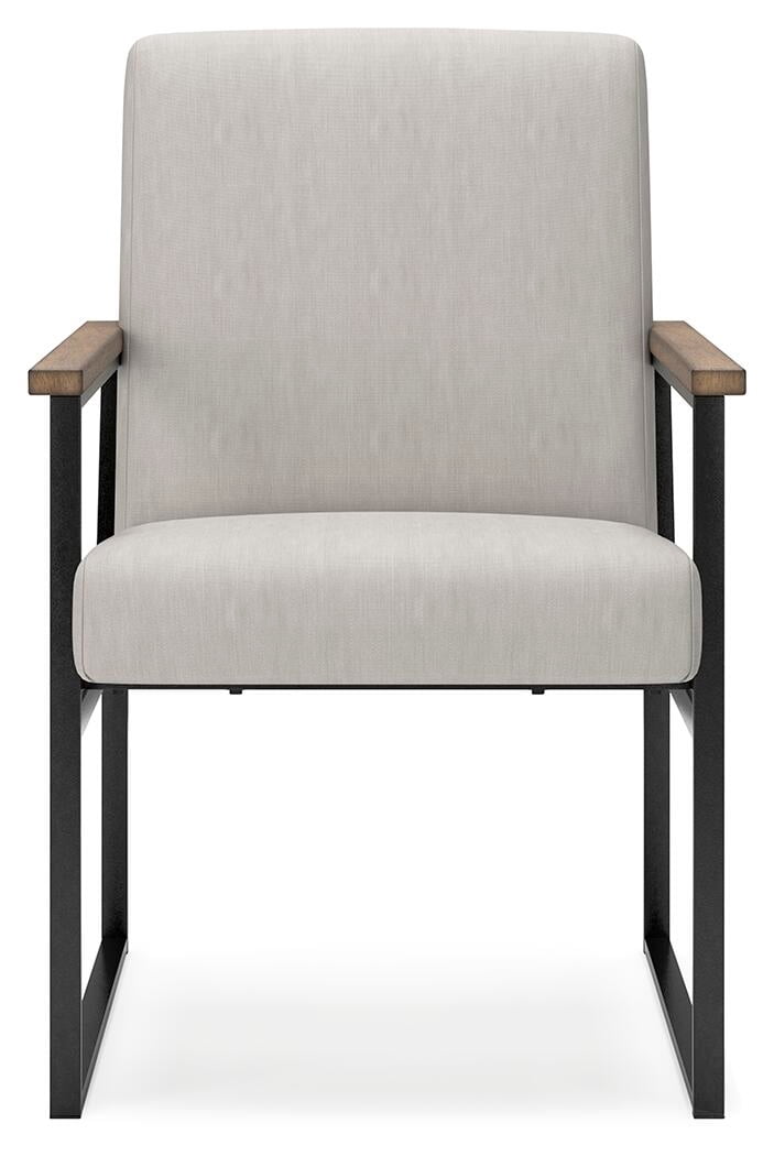 Signature Design by Ashley Montia Home Office Desk Chair, Light Brown