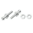 thumbnail image 3 of 2 Set 10mm M6x20mm Car Vehicle Gas Strut Ball Studs Silver Tone for Gas Struts Shocks, 3 of 5