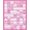 Pink Purple, Pattern 4, variant on ODIKA Cat Cartoon Kitten Faces With Pixel Star Scatter And Bow Accents Non-Slip Chair-Friendly for Home Office, Gaming Room, Under Desk
