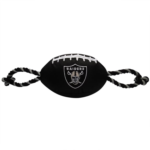 Pets First Nfl Las Vegas Raiders Nylon Football-Licensed